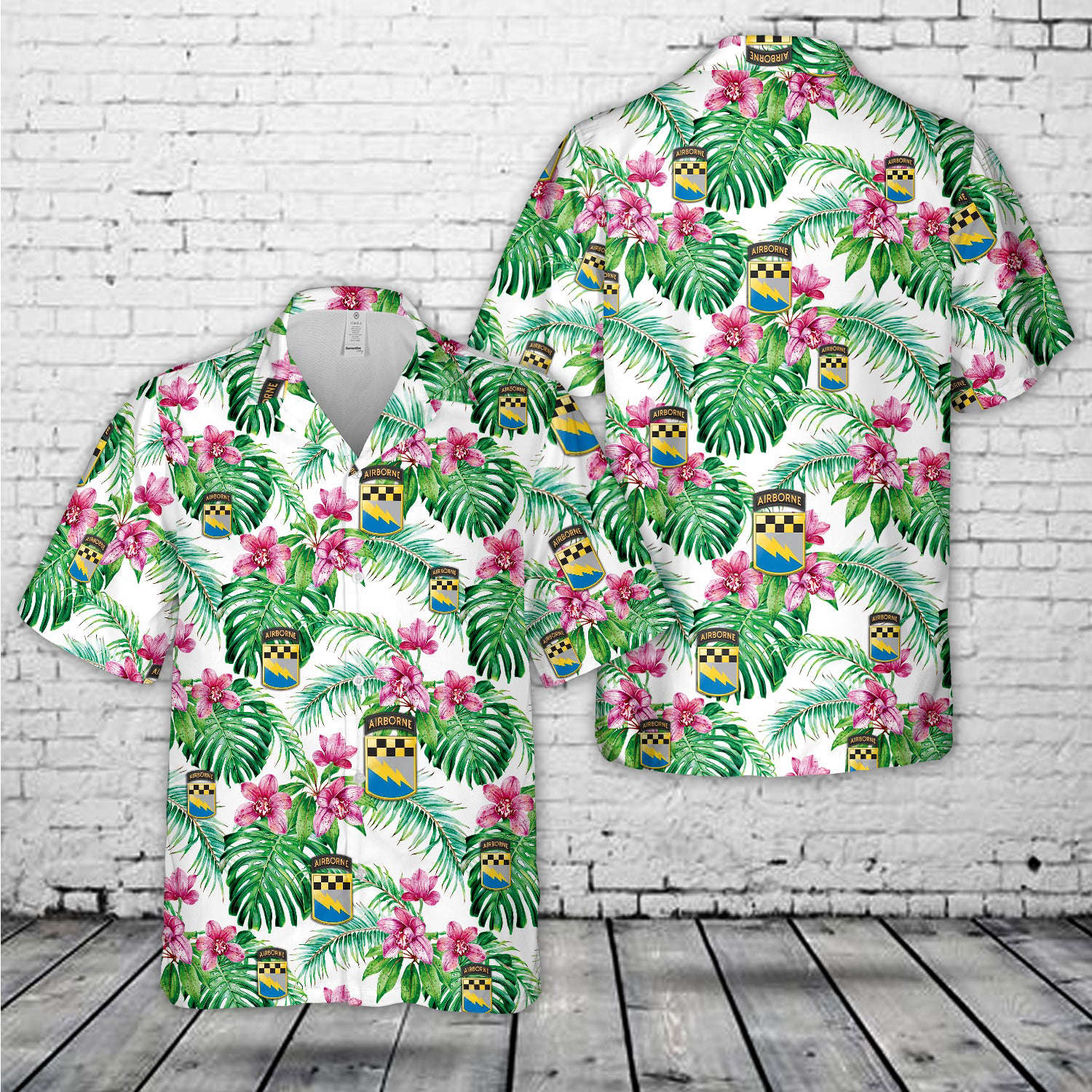 US Army 525th Military Intelligence Brigade (Airborne) Hawaiian Shirt Gift for Men Dad Father Gift for Men Dad Father