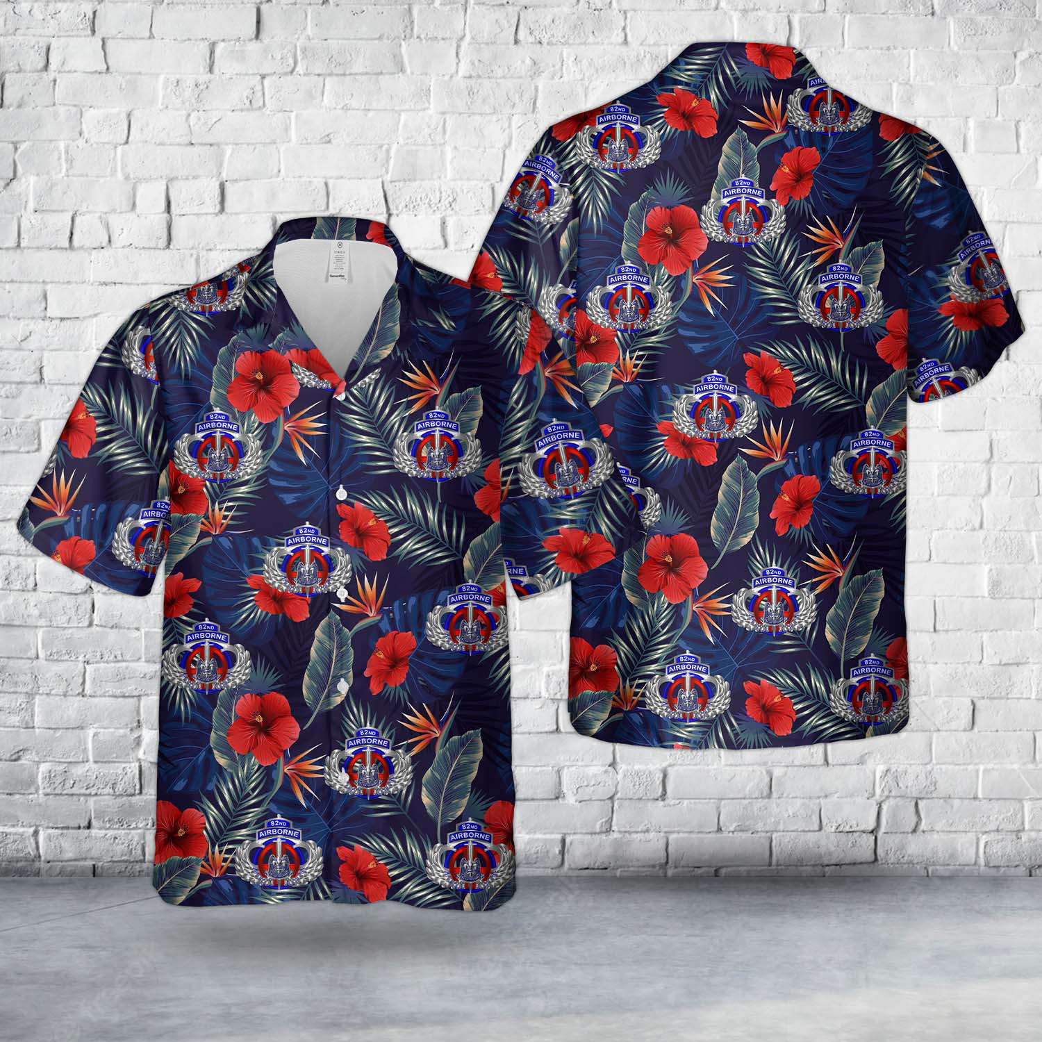 US Army 82nd Airborne Division Dagger Wings Hawaiian Shirt Gift for Men Dad Father Gift for Men Dad Father