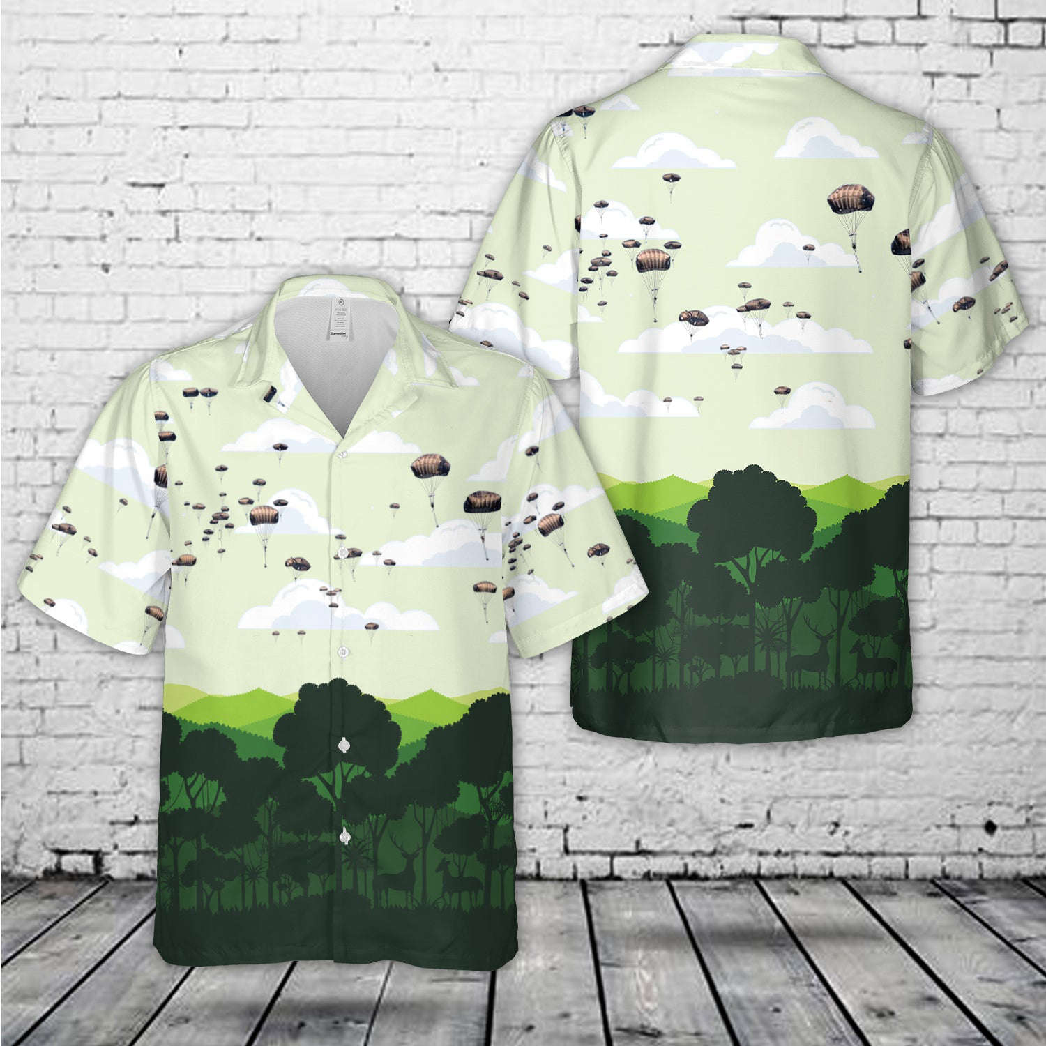 US Army 82nd Airborne Division jump into Swift Response 16 Hawaiian Shirt Gift for Men Dad Father Gift for Men Dad Father