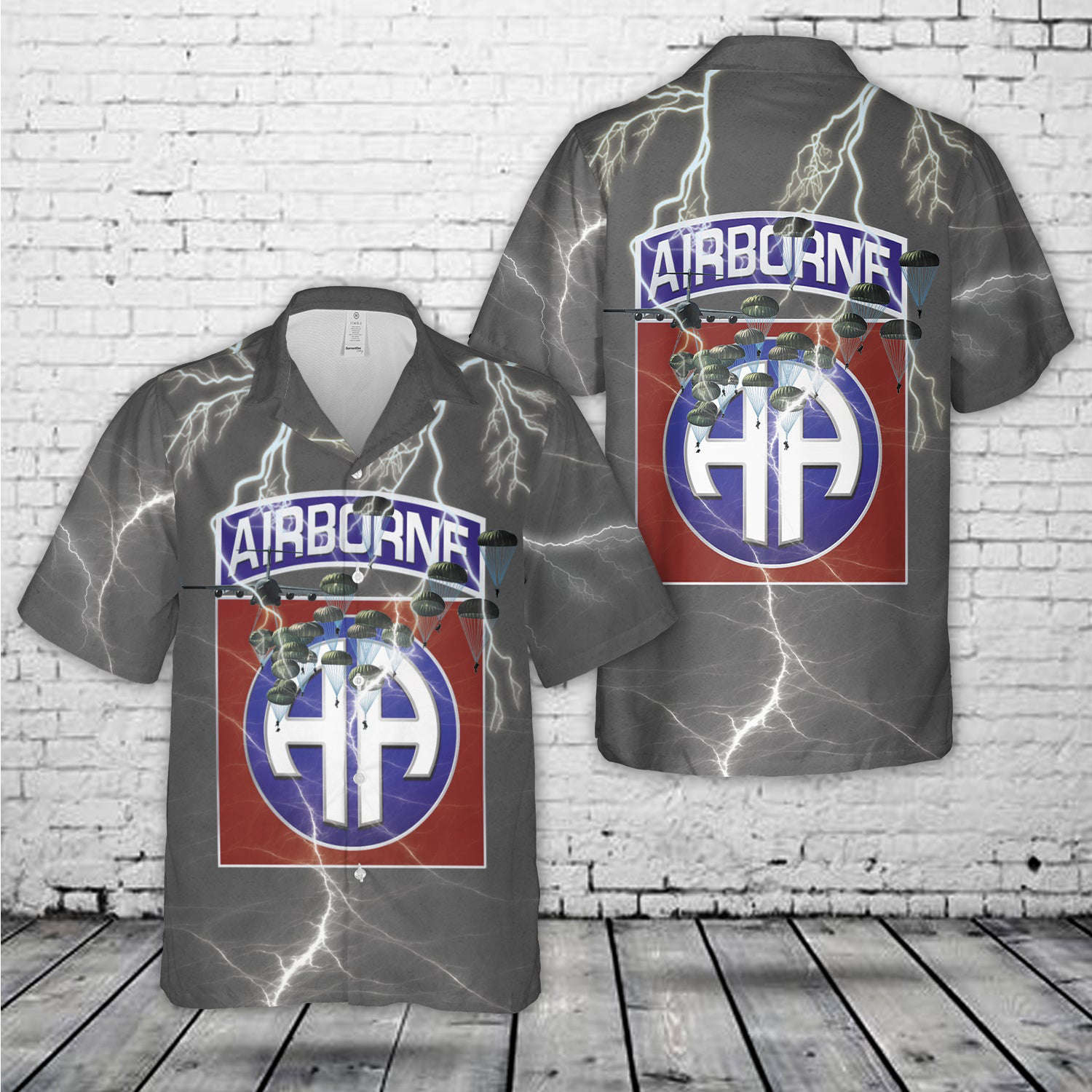 US Army 82nd Airborne Division Paratroopers Hawaiian Shirt Gift for Men Dad Father Gift for Men Dad Father