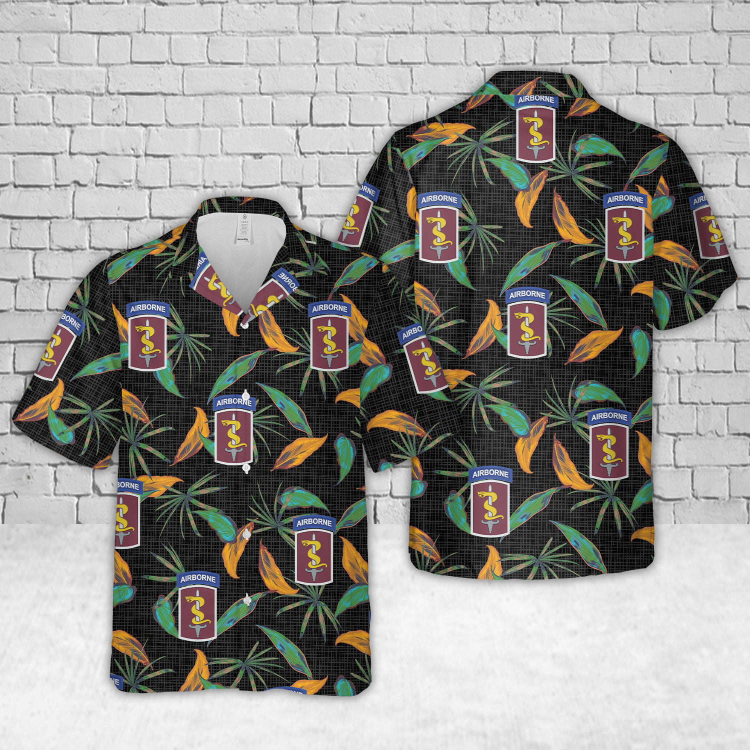 US Army Airborne 30th Medical Brigade Hawaiian Shirt Gift for Men Dad Father Gift for Men Dad Father
