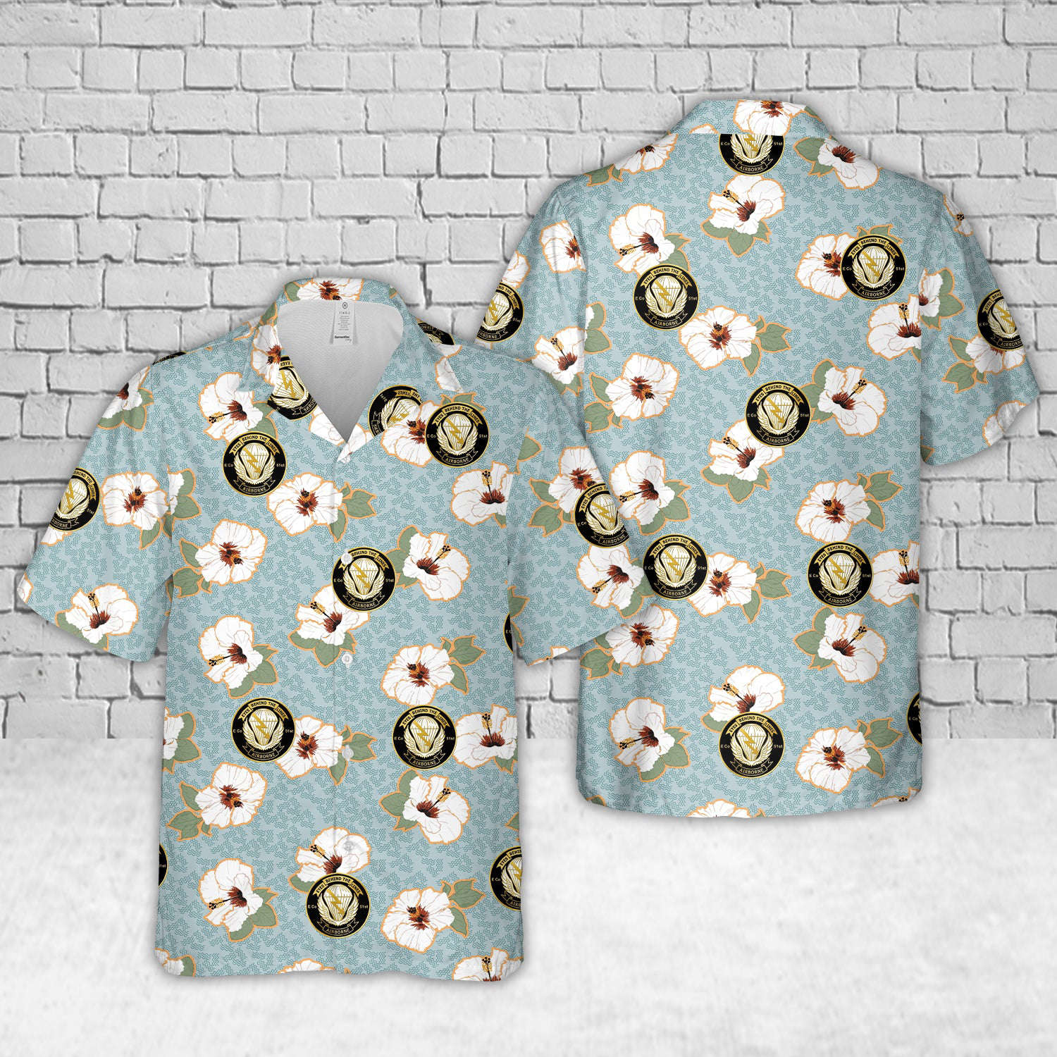 US Army Echo Company 51st Infantry Long Range Surveillance Hawaiian Shirt Gift for Men Dad Father Gift for Men Dad Father