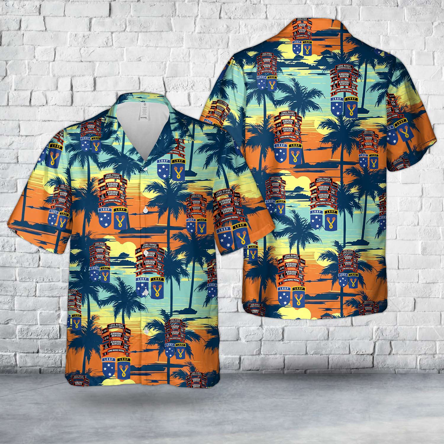 US Army G Company (RANGER), 75th Infantry (AIRBORNE), Americal Division Hawaiian Shirt Gift for Men Dad Father Gift for Men Dad Father