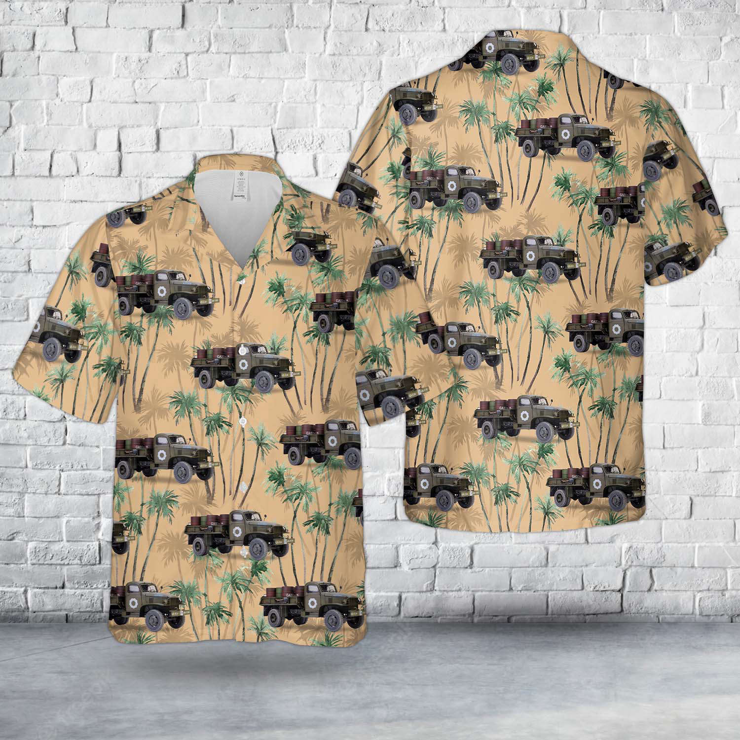 US Army G7107 4×4 1,5T Cargo Truck WW2 Hawaiian Shirt Gift for Men Dad Father Gift for Men Dad Father