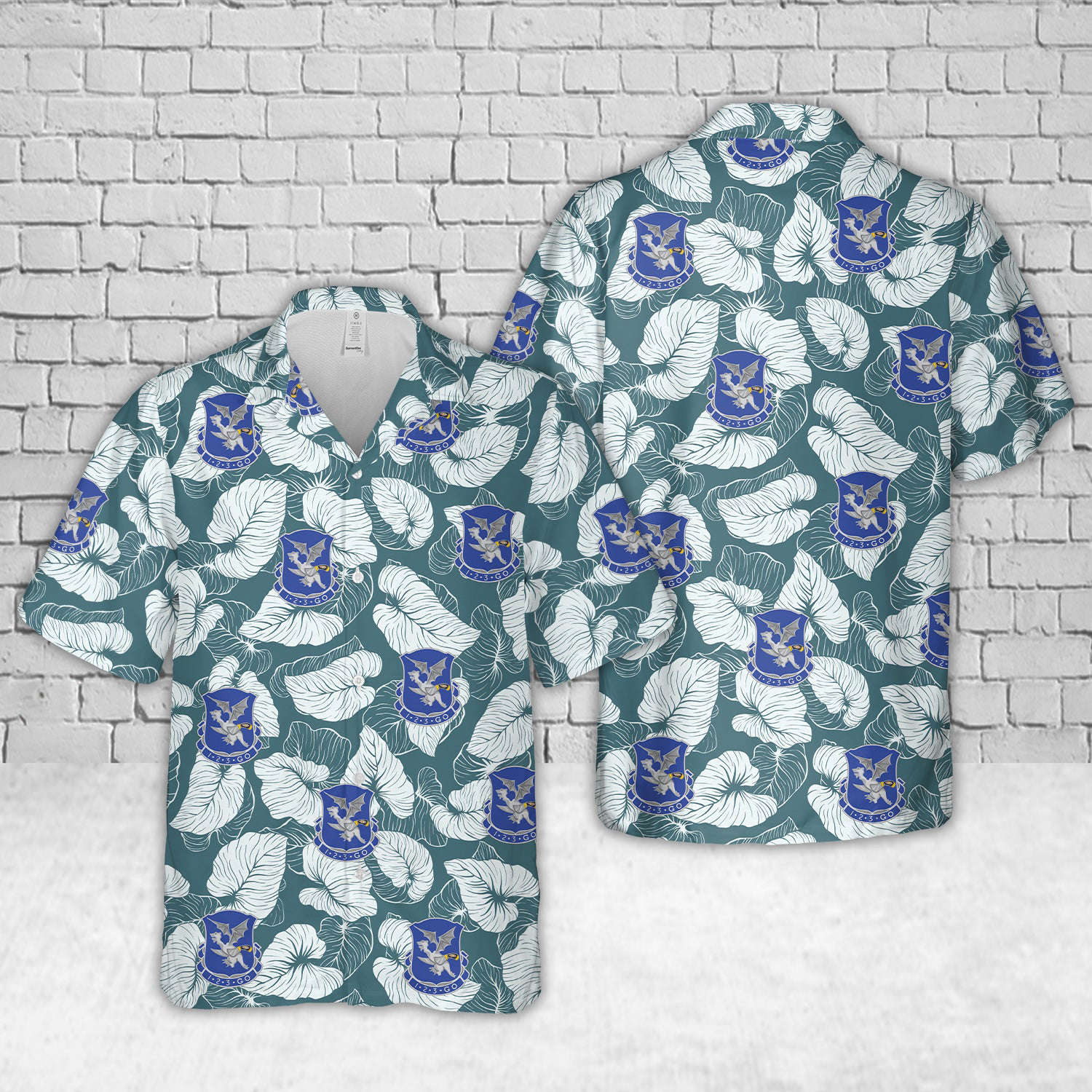 US Army Illinois Army National Guard, 123rd Infantry Regiment (123rd IR) Hawaiian Shirt Gift for Men Dad Father Gift for Men Dad Father
