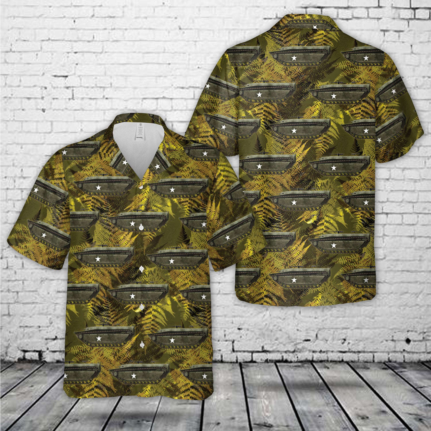 US Army LVT-4 in 1944 Hawaiian Shirt Gift for Men Dad Father Gift for Men Dad Father