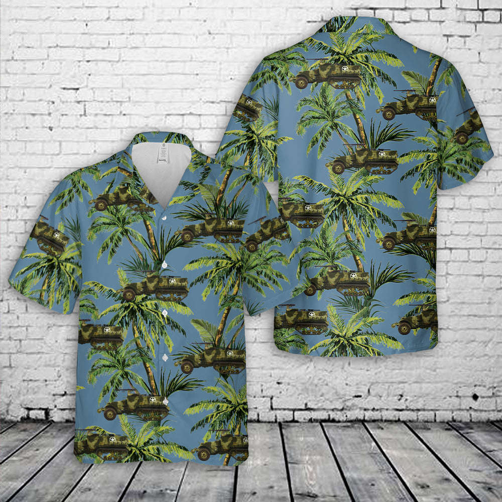 US Army M2A1 with the M48 gun mount and cal.30 (7.62 mm) pintle mounts Hawaiian Shirt Gift for Men Dad Father Gift for Men Dad Father