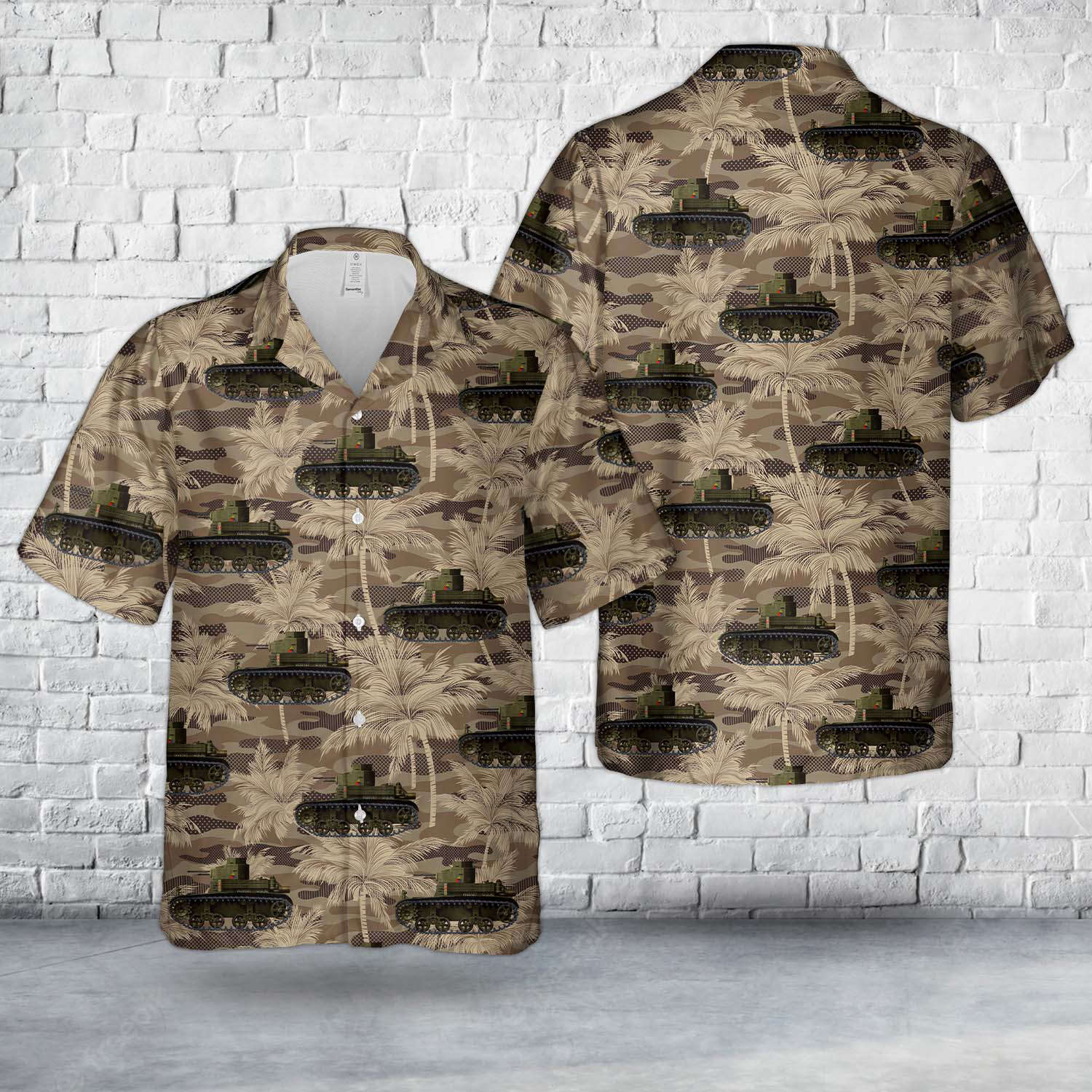 US Army M2A2 “Mae West” from the 21st Armored Division Hawaiian Shirt Gift for Men Dad Father Gift for Men Dad Father