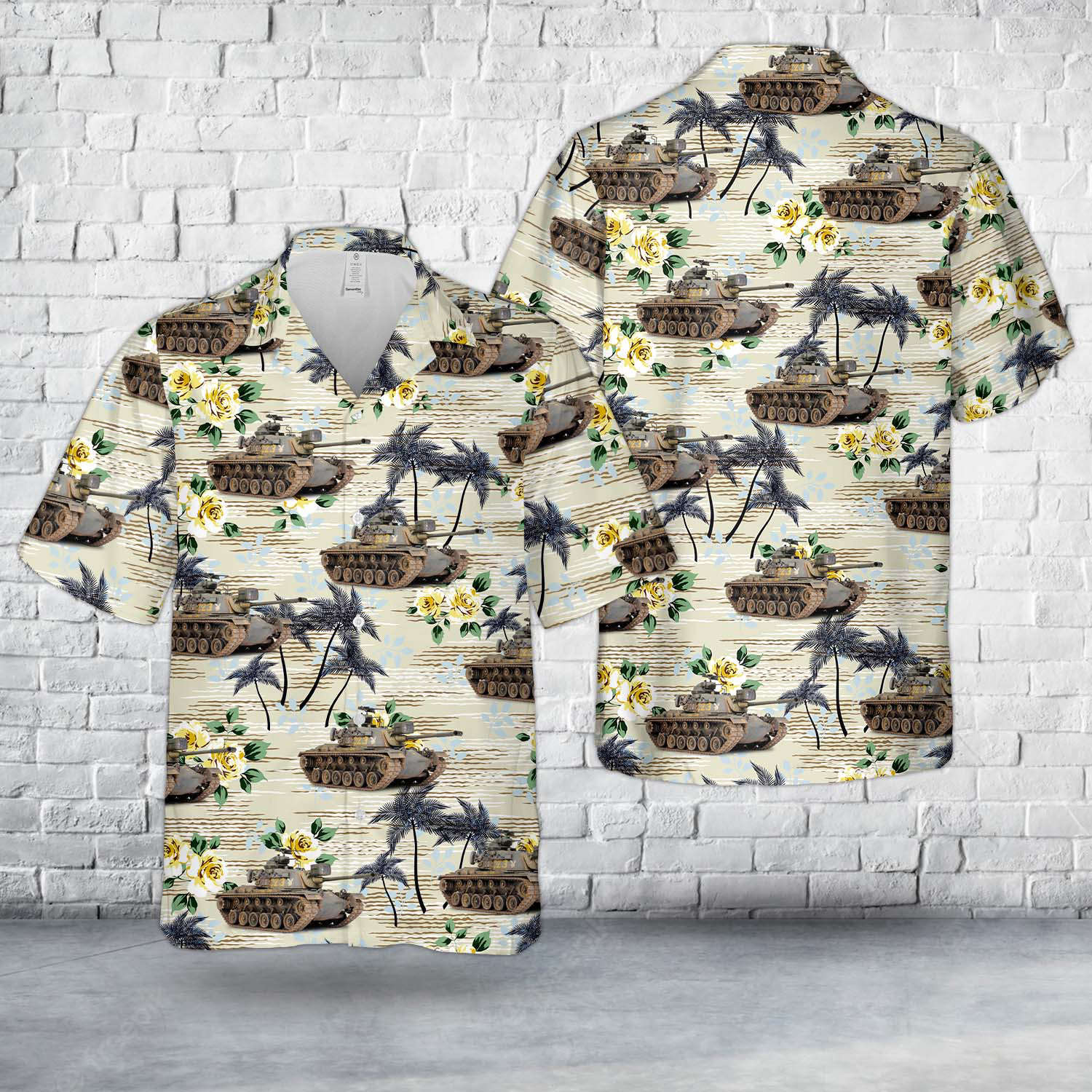 US Army M48A1 Patton Vietnam war Hawaiian Shirt Gift for Men Dad Father Gift for Men Dad Father