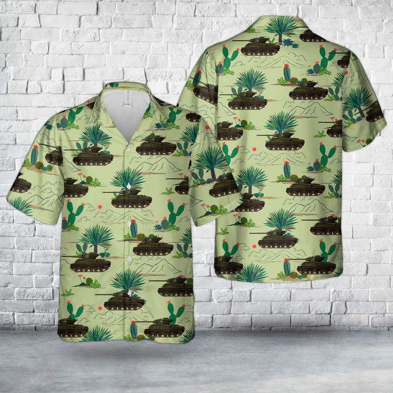US Army M4A3E2(76) Jumbo from the 37th Tank Battalion, 4th Armored Division Hawaiian Shirt Gift for Men Dad Father Gift for Men Dad Father