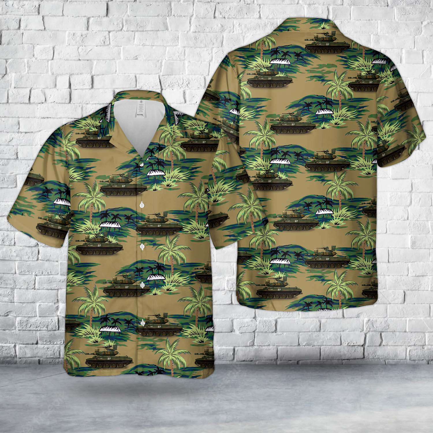US Army M551 ACAV, 11th Armored Cavalry Regiment, Cambodia, 1970 Hawaiian Shirt Gift for Men Dad Father Gift for Men Dad Father