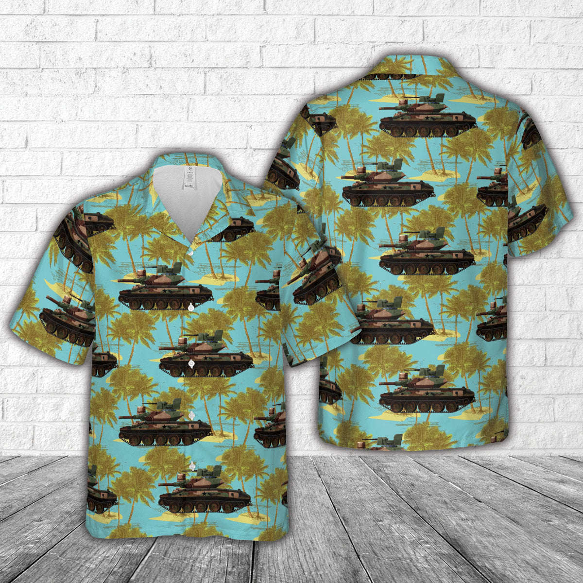 US Army M551 ACAV Merdc in the 1980s Hawaiian Shirt Gift for Men Dad Father Gift for Men Dad Father