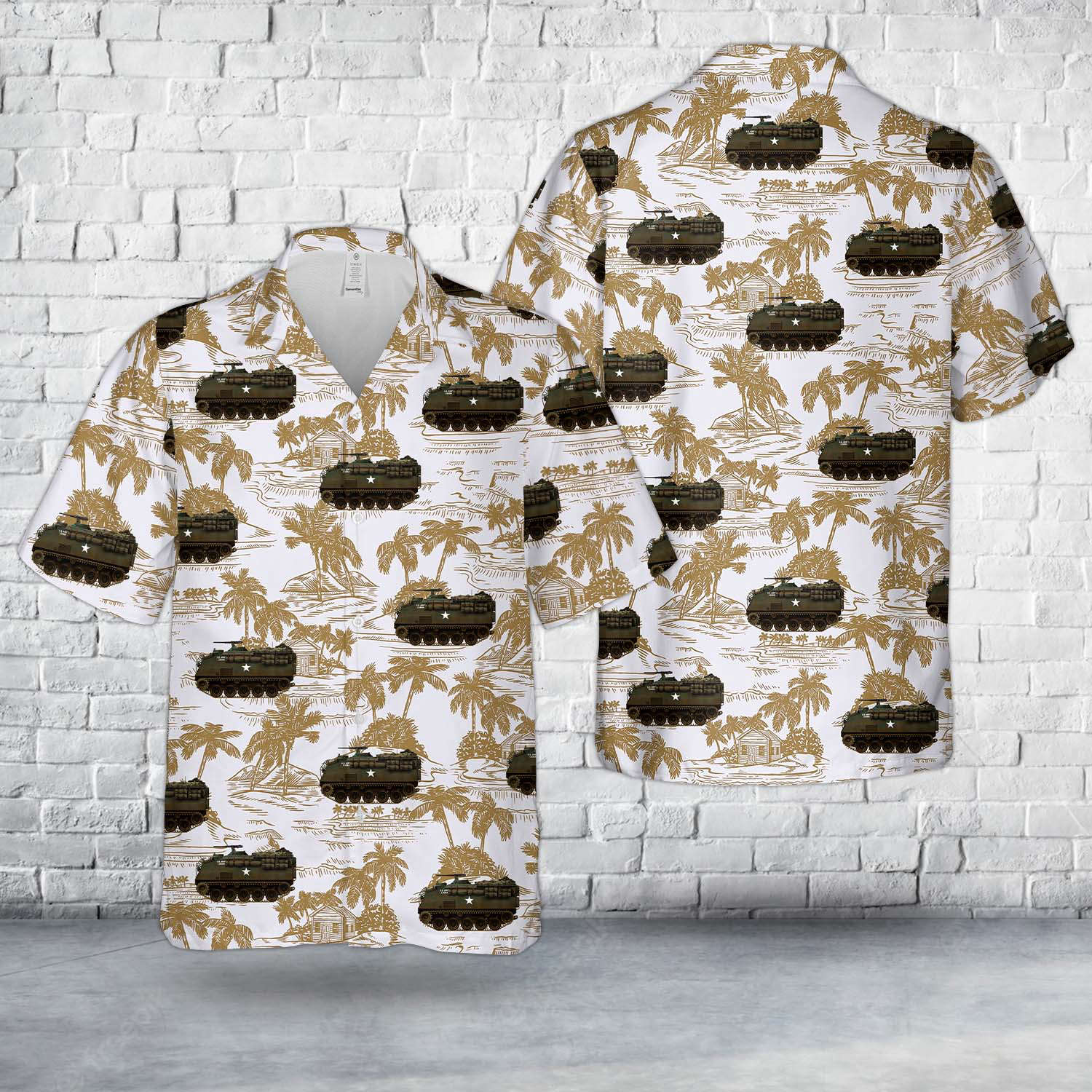 US Army M75 in Korea, 1953 Hawaiian Shirt Gift for Men Dad Father Gift for Men Dad Father