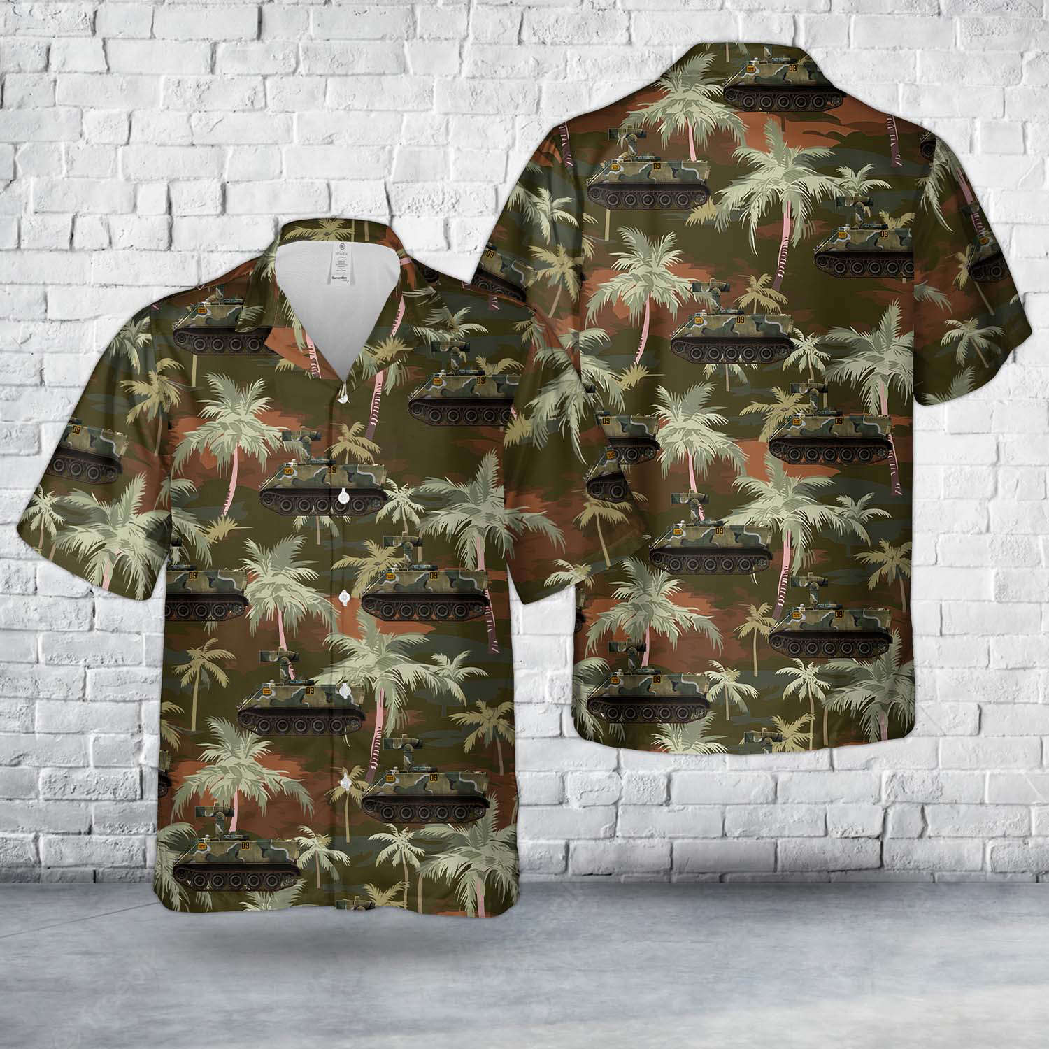 US Army M901A1 Hammer TOW launcher Tank Hunter Hawaiian Shirt Gift for Men Dad Father Gift for Men Dad Father