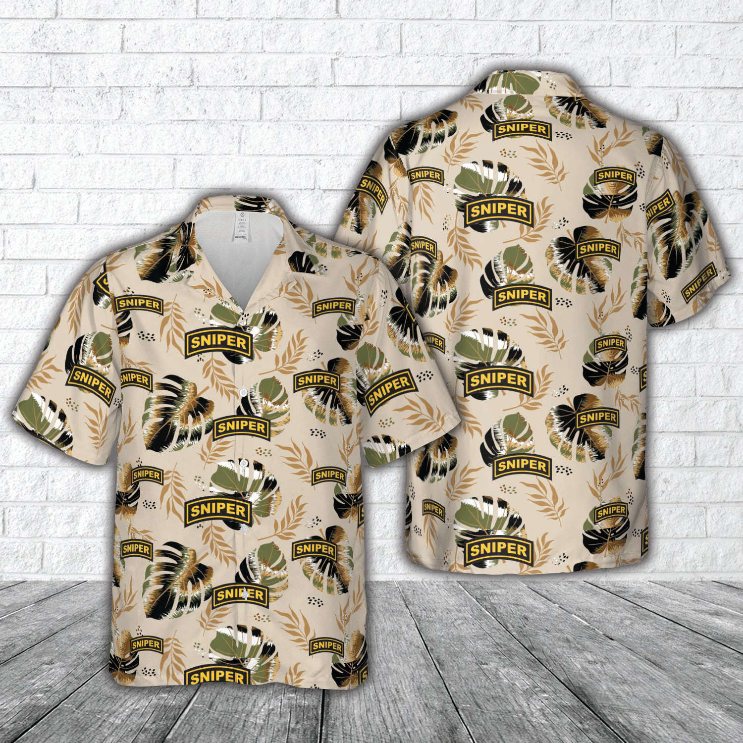 US Army Sniper Tab Hawaiian Shirt Gift for Men Dad Father Gift for Men Dad Father