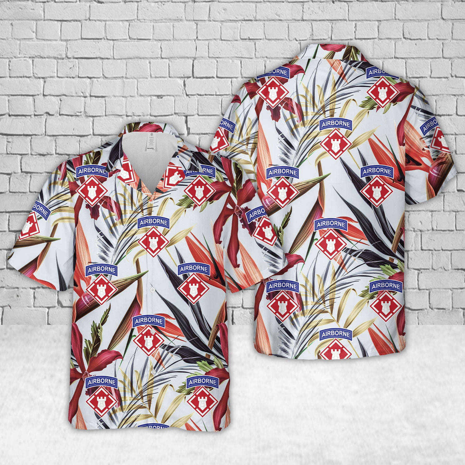 US Army XVIII Airborne Corps Hawaiian Shirt Gift for Men Dad Father Gift for Men Dad Father