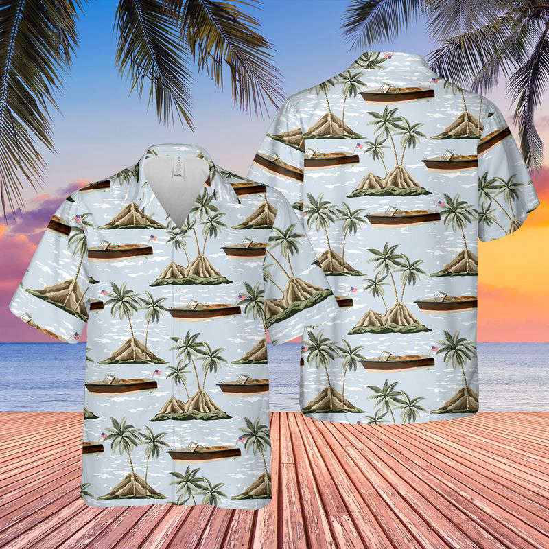 US Chris-Craft Boats Hawaiian Shirt Gift for Men Dad Father Gift for Men Dad Father