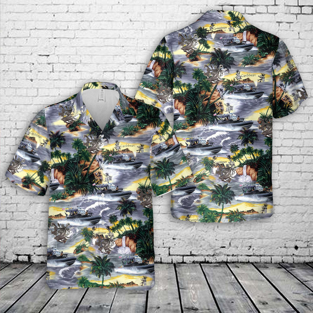 US Coast Guard Port Security Units 307 Hawaiian Shirt Gift for Men Dad Father Gift for Men Dad Father