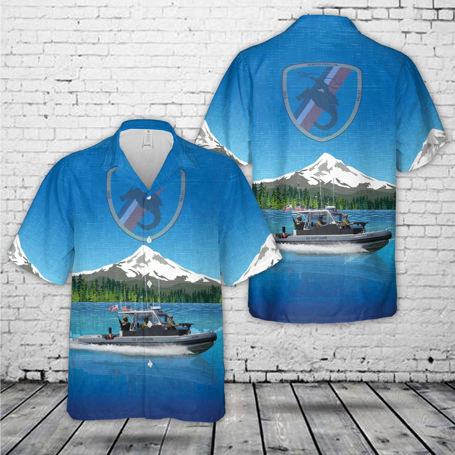 US Coast Guard Port Security Units 311 Hawaiian Shirt Gift for Men Dad Father Gift for Men Dad Father