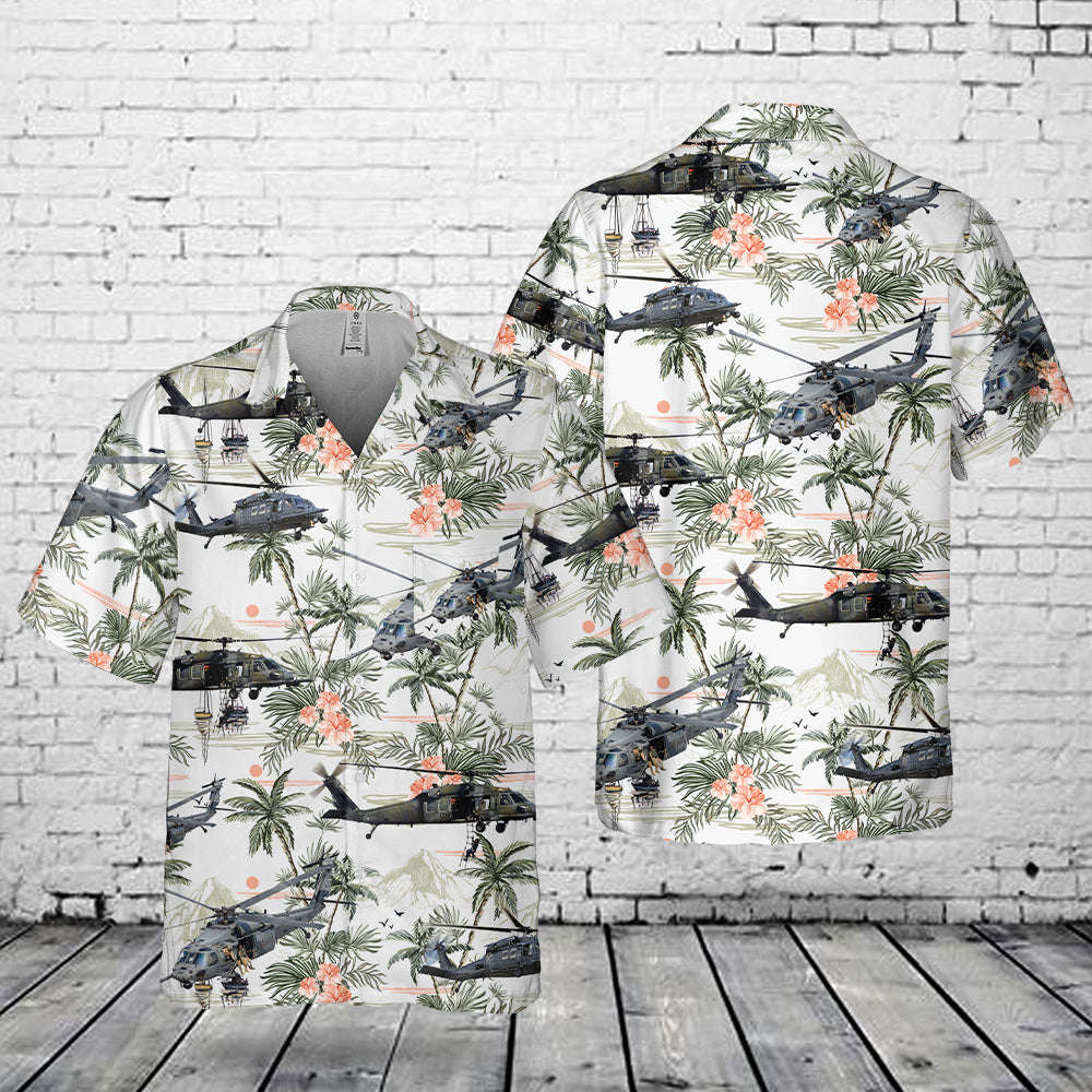 USAF 306th Rescue Squadron HH-60G PAVE HAWK Hawaiian Shirt Gift for Men Dad Father Gift for Men Dad Father