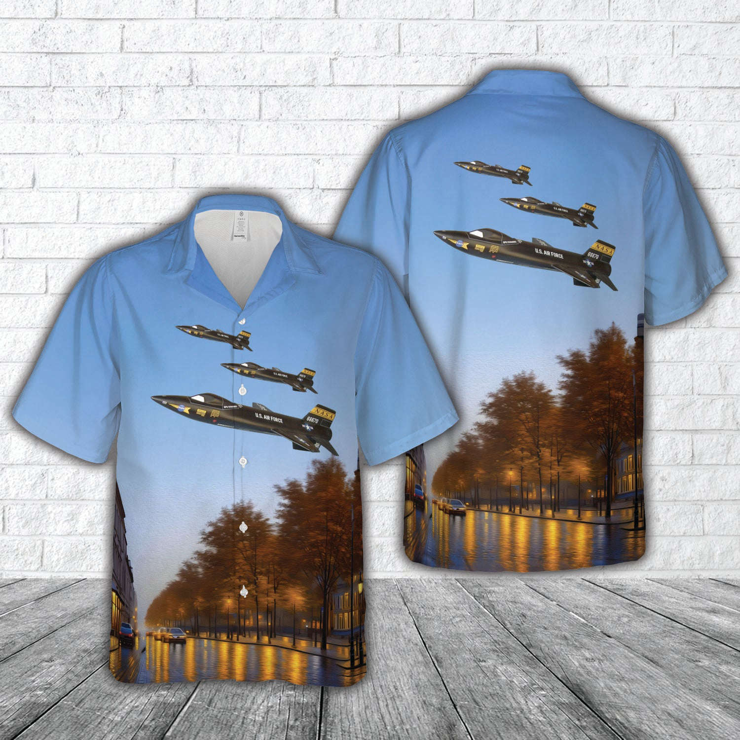USAF North American X-15 rocket powered test NASA Hawaiian Shirt Gift for Men Dad Father Gift for Men Dad Father