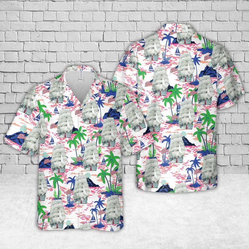 USCGC Eagle (WIX-327) Hawaiian Shirt Gift for Men Dad Father Gift for Men Dad Father