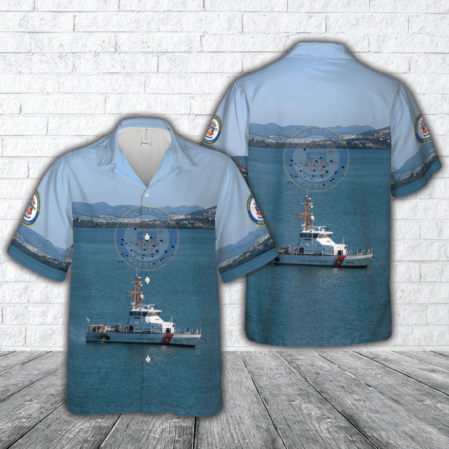 USCGC Haddock (WPB-87347) Hawaiian Shirt Gift for Men Dad Father Gift for Men Dad Father
