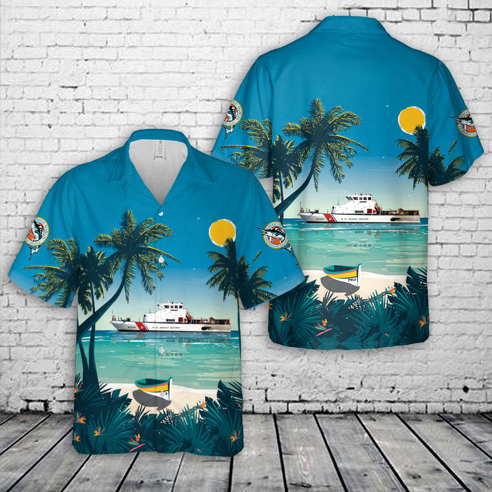 USCGC Marlin WPB-87304 Hawaiian Shirt Gift for Men Dad Father Gift for Men Dad Father