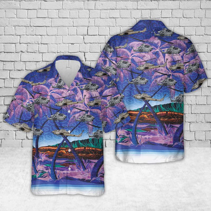USMC AH-1 Super Cobra Hawaiian Shirt Gift for Men Dad Father Gift for Men Dad Father