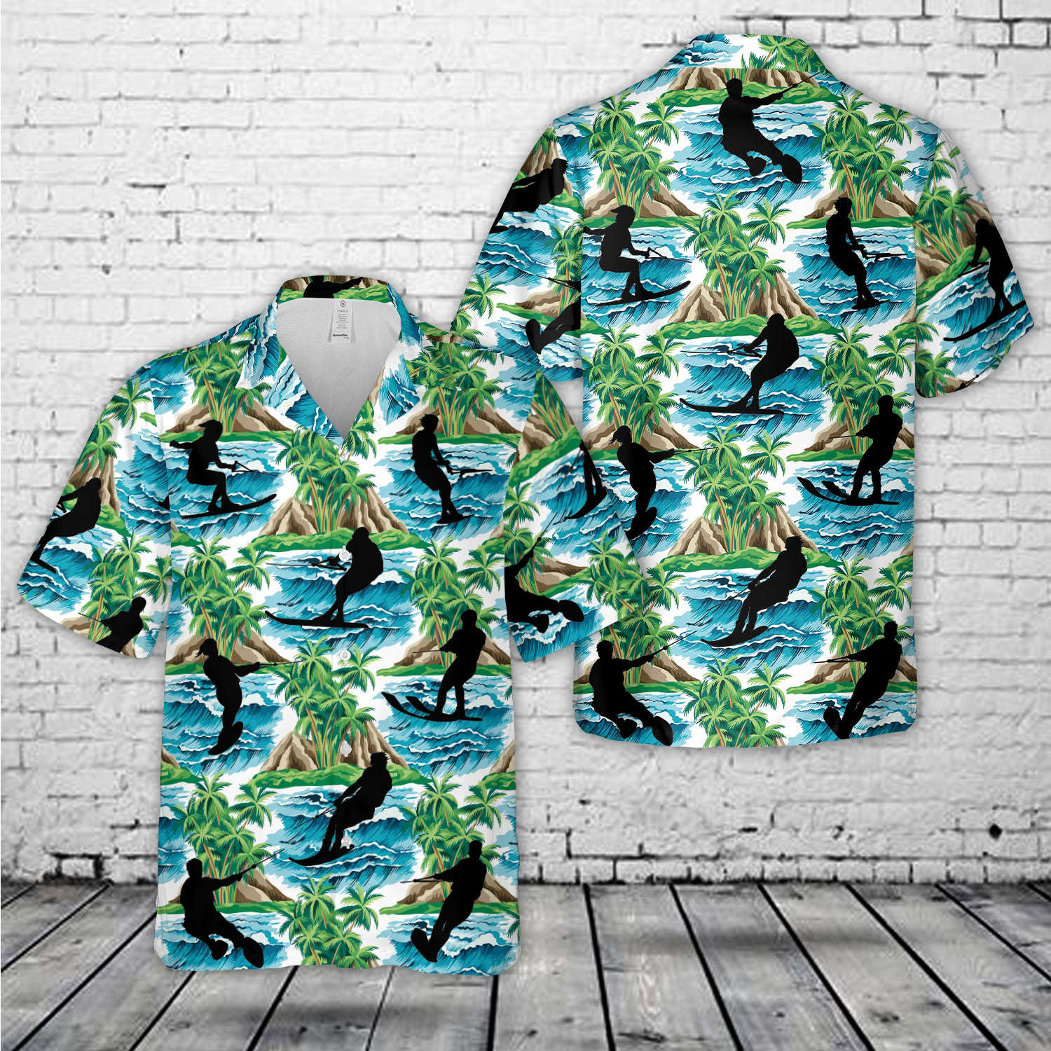 Water skiing Hawaiian Shirt Gift for Men Dad Father Gift for Men Dad Father