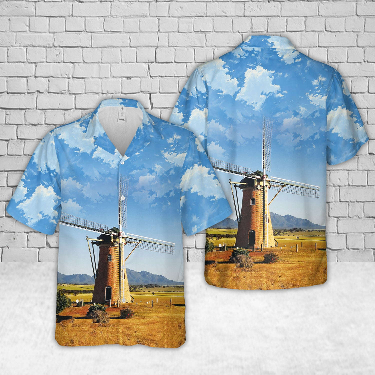Western Australia The Lily Dutch Windmill Hawaiian Shirt Gift for Men Dad Father Gift for Men Dad Father