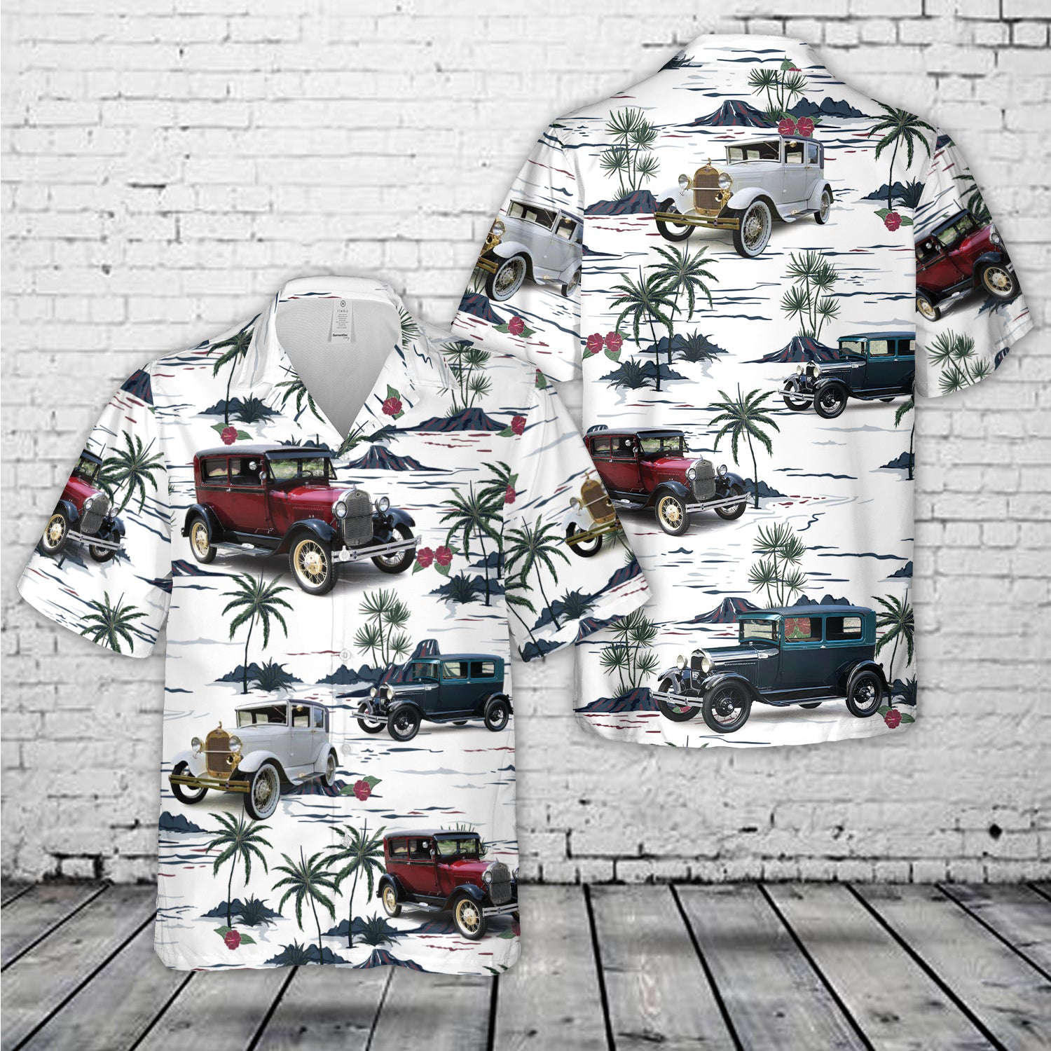 1928 Model A Ford Hawaiian Shirt Gift for Men Dad Father Gift for Men Dad Father