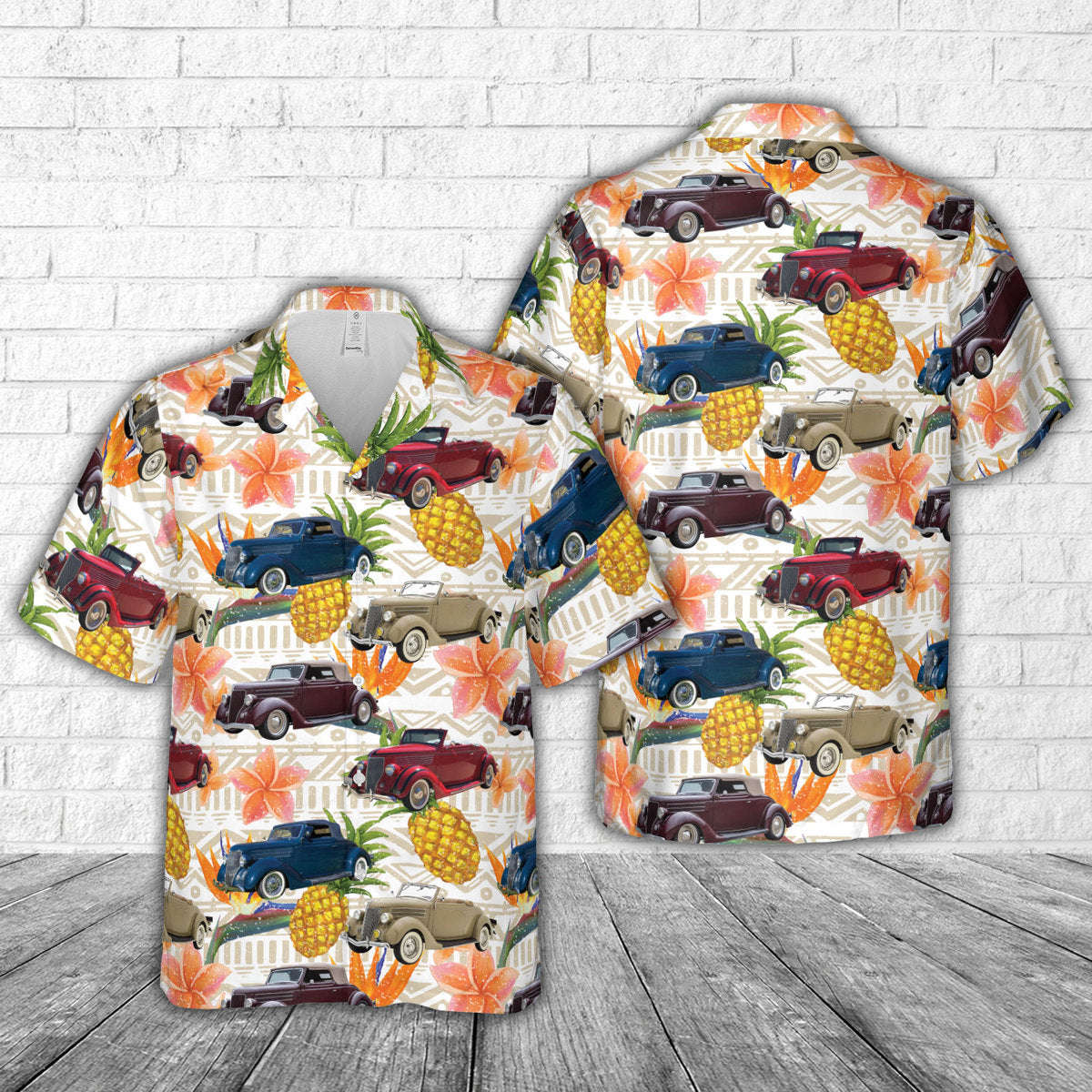 1936 Ford Cabriolet Hawaiian Shirt Gift for Men Dad Father Gift for Men Dad Father