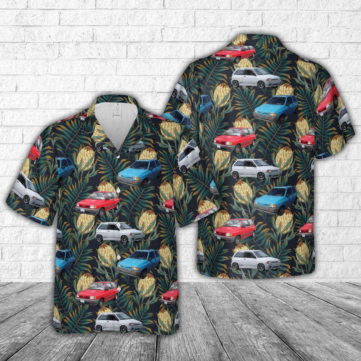 1990 Ford Festiva Hawaiian Shirt Gift for Men Dad Father Gift for Men Dad Father