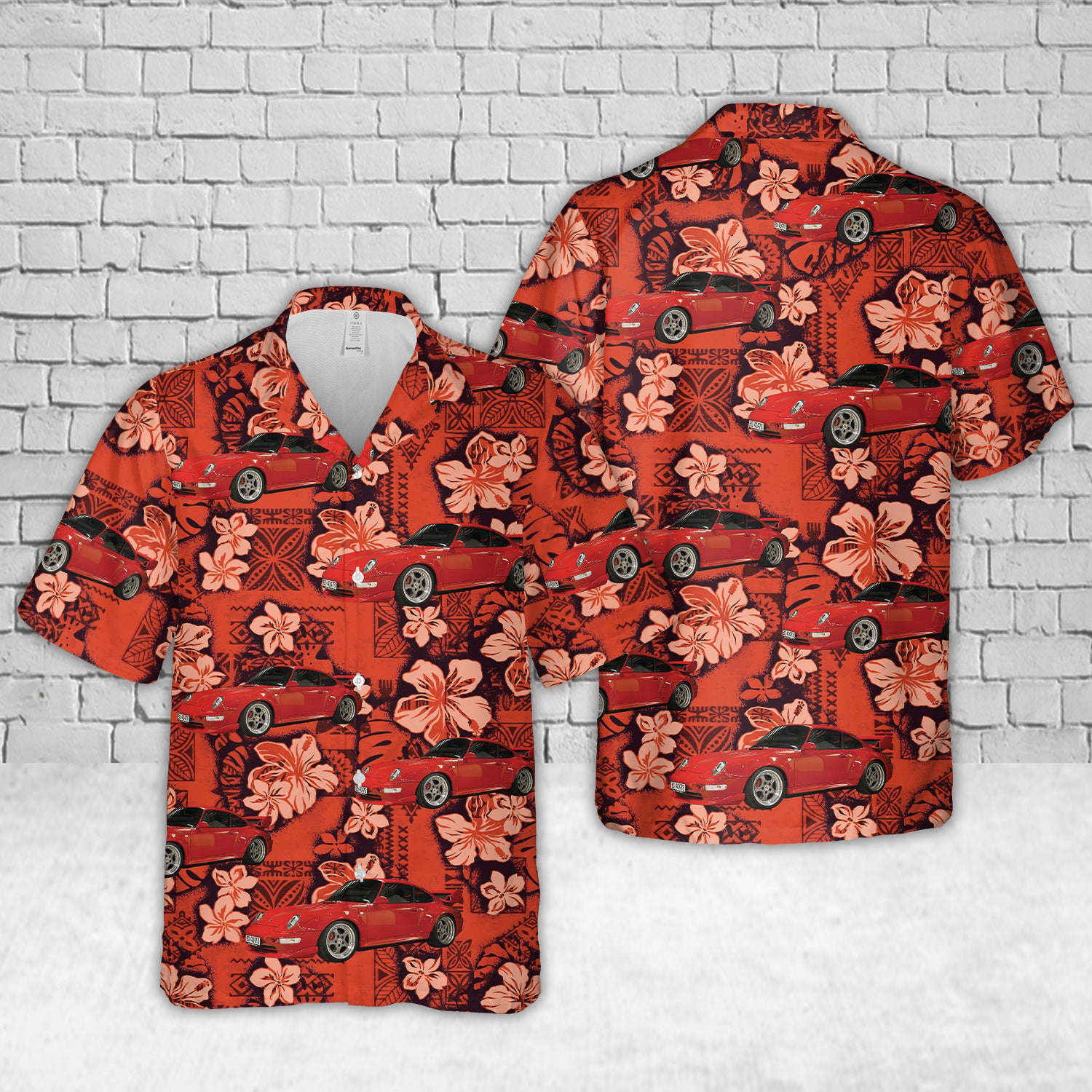 1996 Porsche 911 GT2 Hawaiian Shirt Gift for Men Dad Father Gift for Men Dad Father