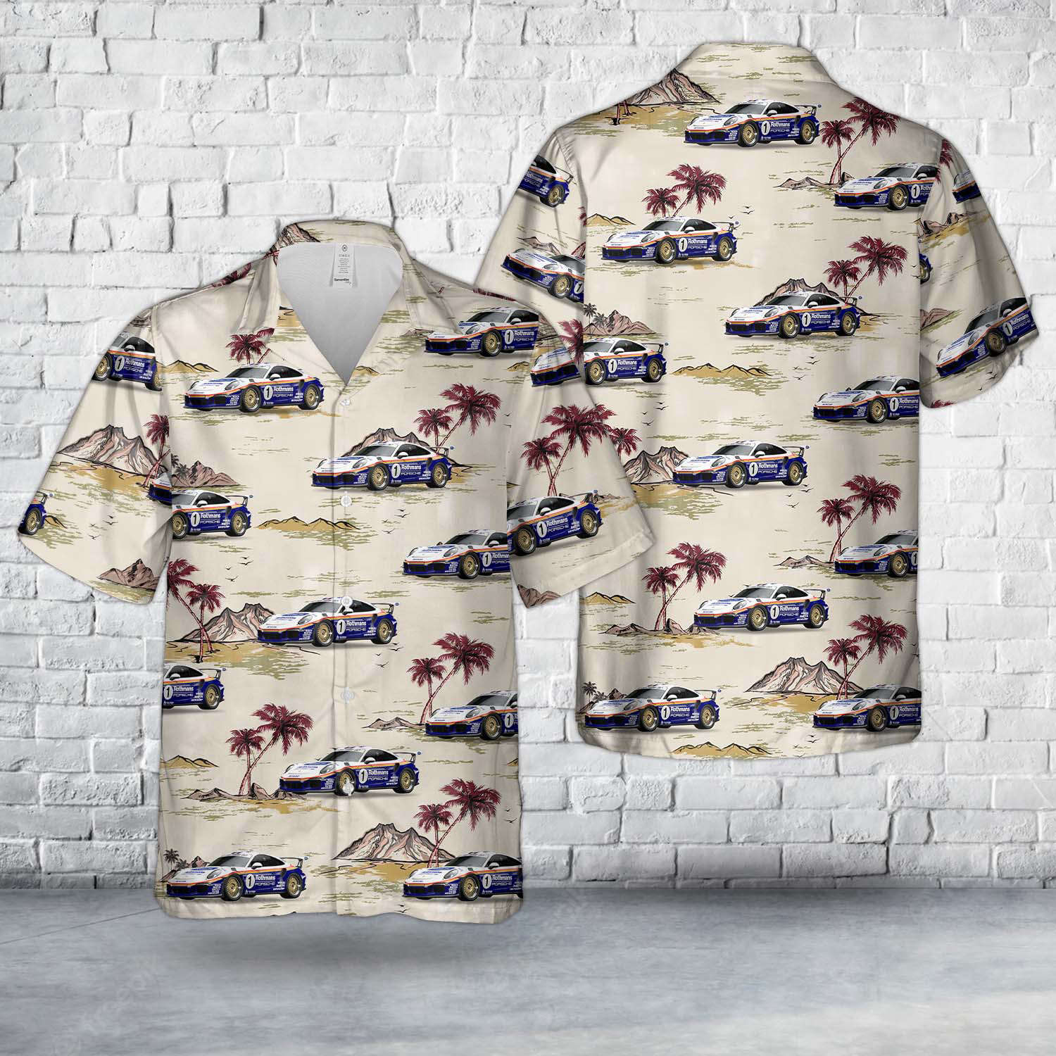 911 GT3 RS Rothmans Hawaiian Shirt Gift for Men Dad Father Gift for Men Dad Father