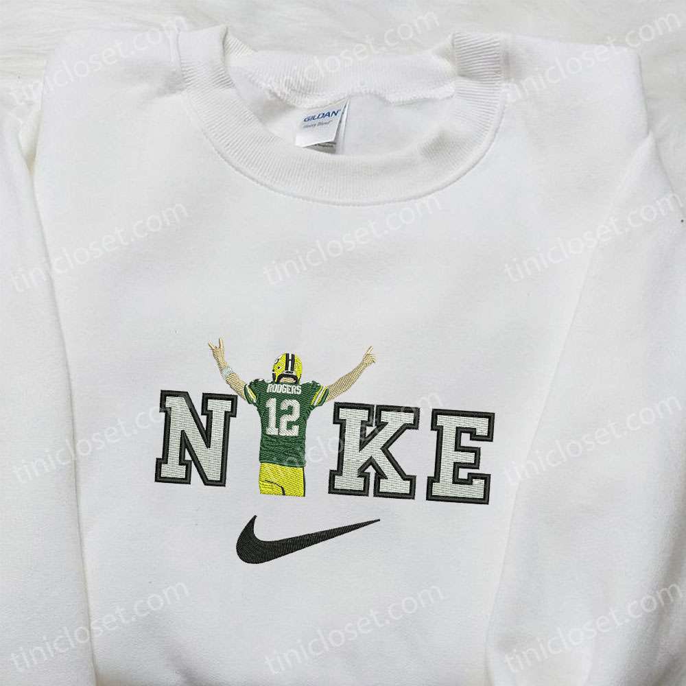 Aaron Rodgers x Nike: Embroidered Shirt Sweatshirt & Hoodie – Sport-inspired NFL Apparel