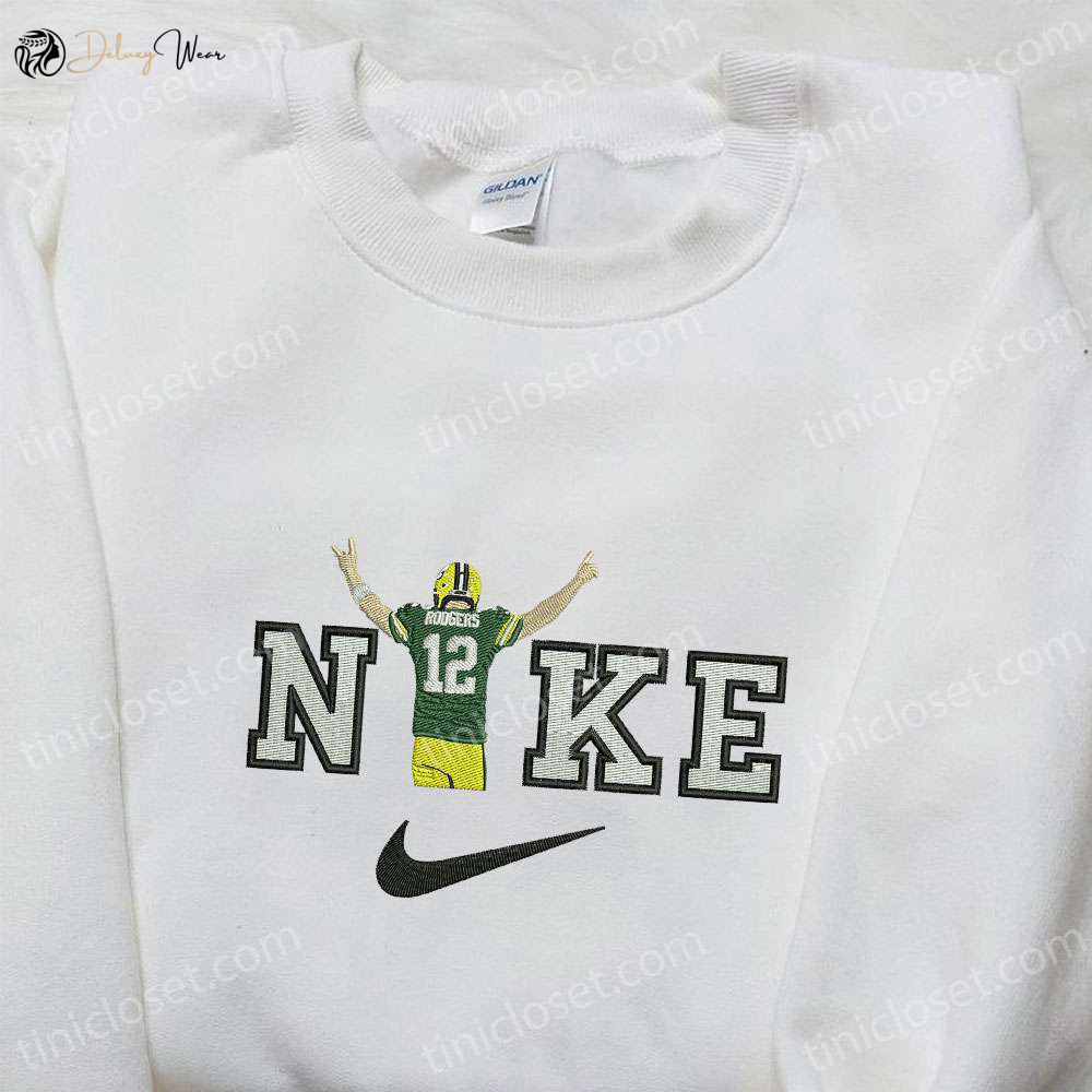 Aaron Rodgers x Nike: Embroidered Shirt Sweatshirt & Hoodie – Sport-inspired NFL Apparel