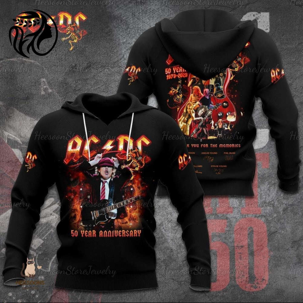 Get Amped with AC DC Concert Hoodies – Tour 3D Power Up Rock & Aesthetic Merch Hoodies