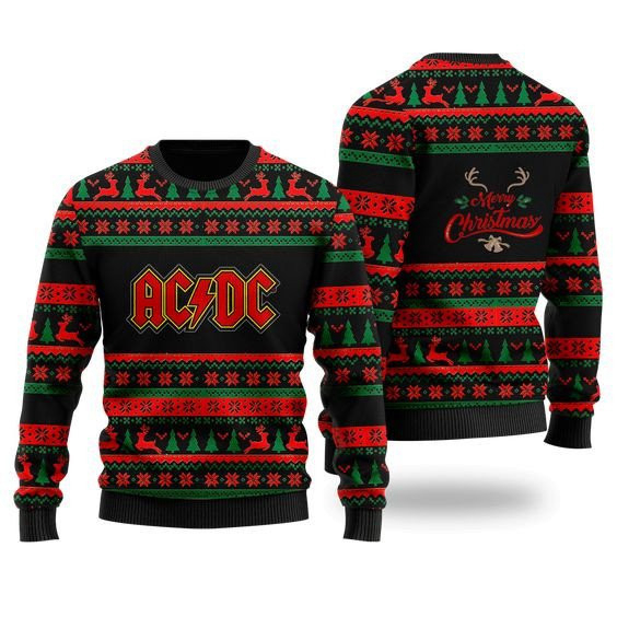 ACDC Music Band Ugly Sweater Gifts: Perfect ACDC Band Gift for Fans – Shop Now!