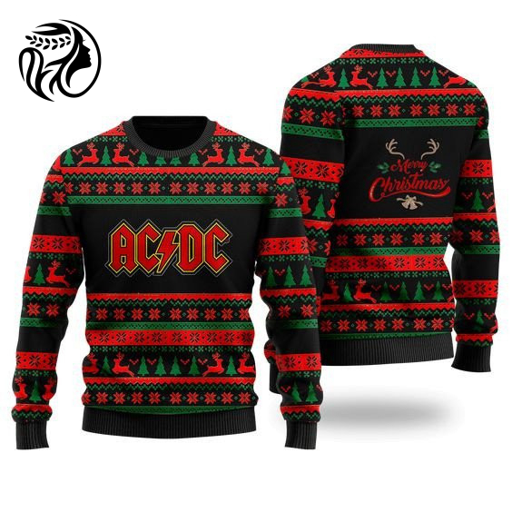 ACDC Music Band Ugly Sweater Gifts: Perfect ACDC Band Gift for Fans – Shop Now!