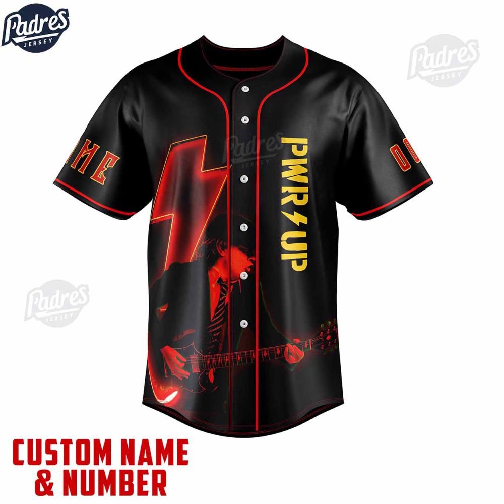 Get Ready for ACDC PWR UP Tour 2024: Custom Baseball Jersey – Limited Edition