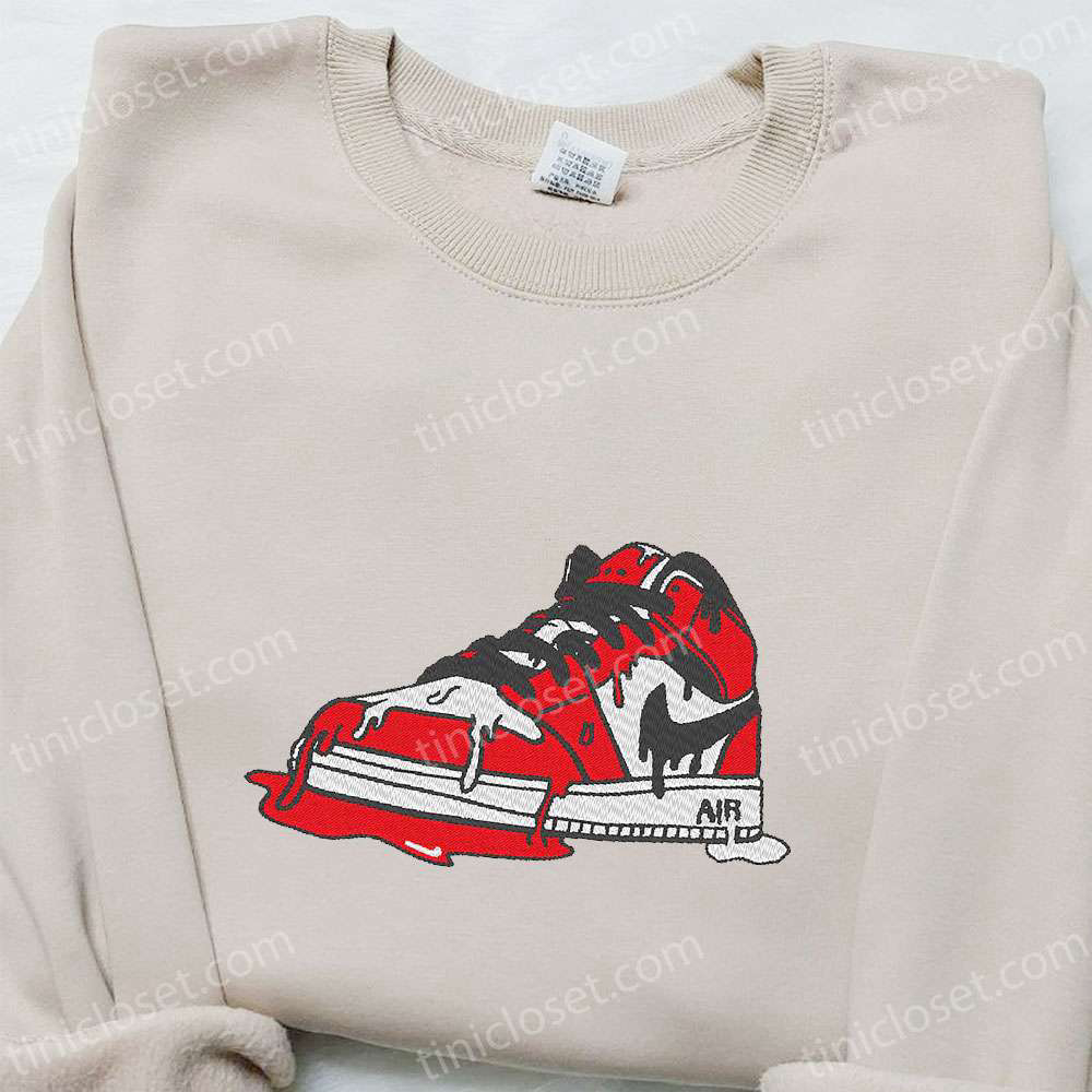 Air Jordan 1 x Nike Embroidered Shirt: Custom and Best Birthday Gift Ideas