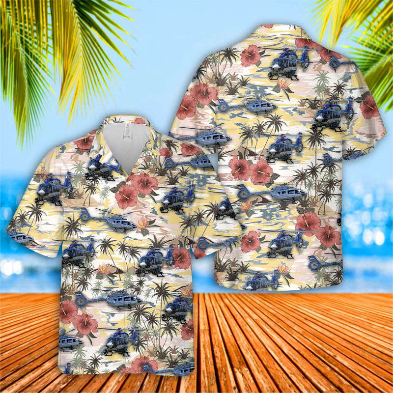 Airbus Helicopters H145 Hawaiian Shirt Gift for Men Dad Father Gift for Men Dad Father