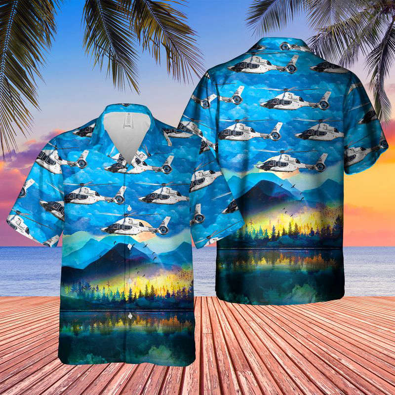 Airbus Helicopters H160 Hawaiian Shirt Gift for Men Dad Father Gift for Men Dad Father
