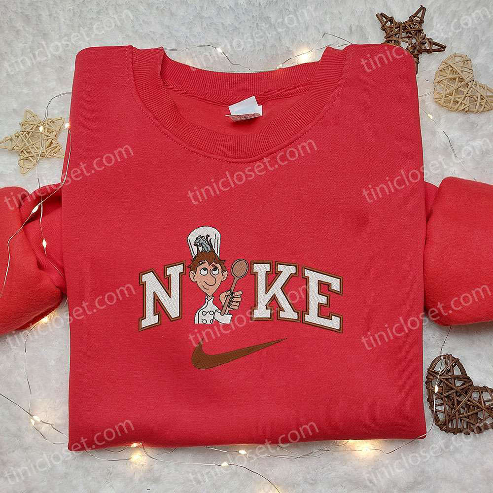 Disney Characters Embroidered Sweatshirt & T-shirt: Best Family Gift Ideas with Alfredo Linguini x Nike Cartoon Design
