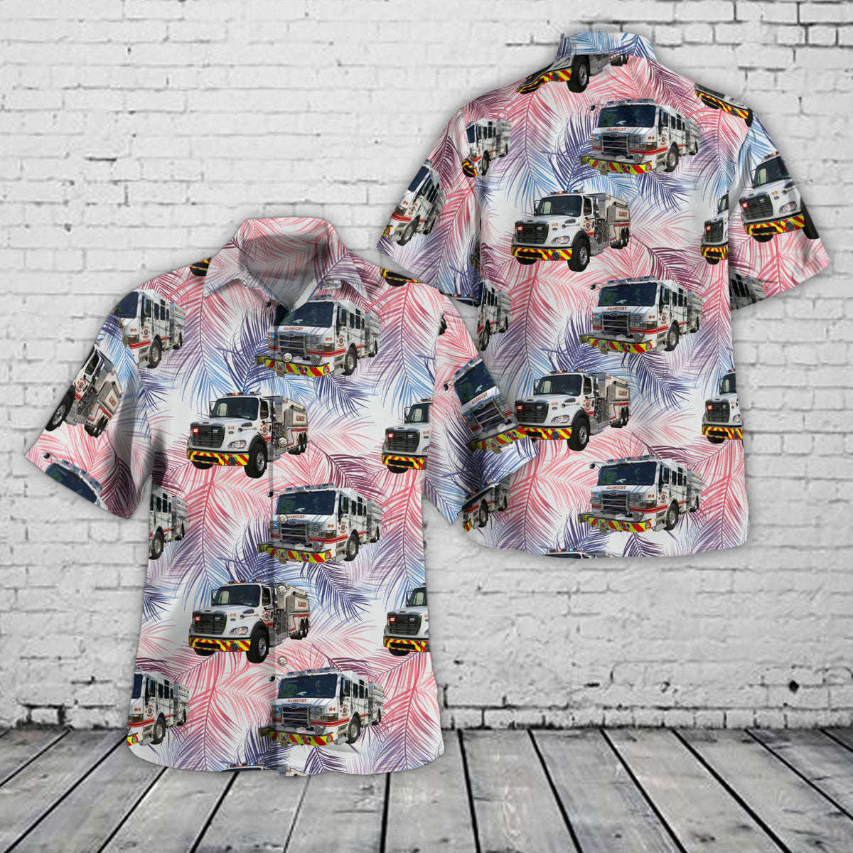 Allamuchy Fire Dept., New Jersey Hawaiian Shirt Gift for Men Dad Father Gift for Men Dad Father