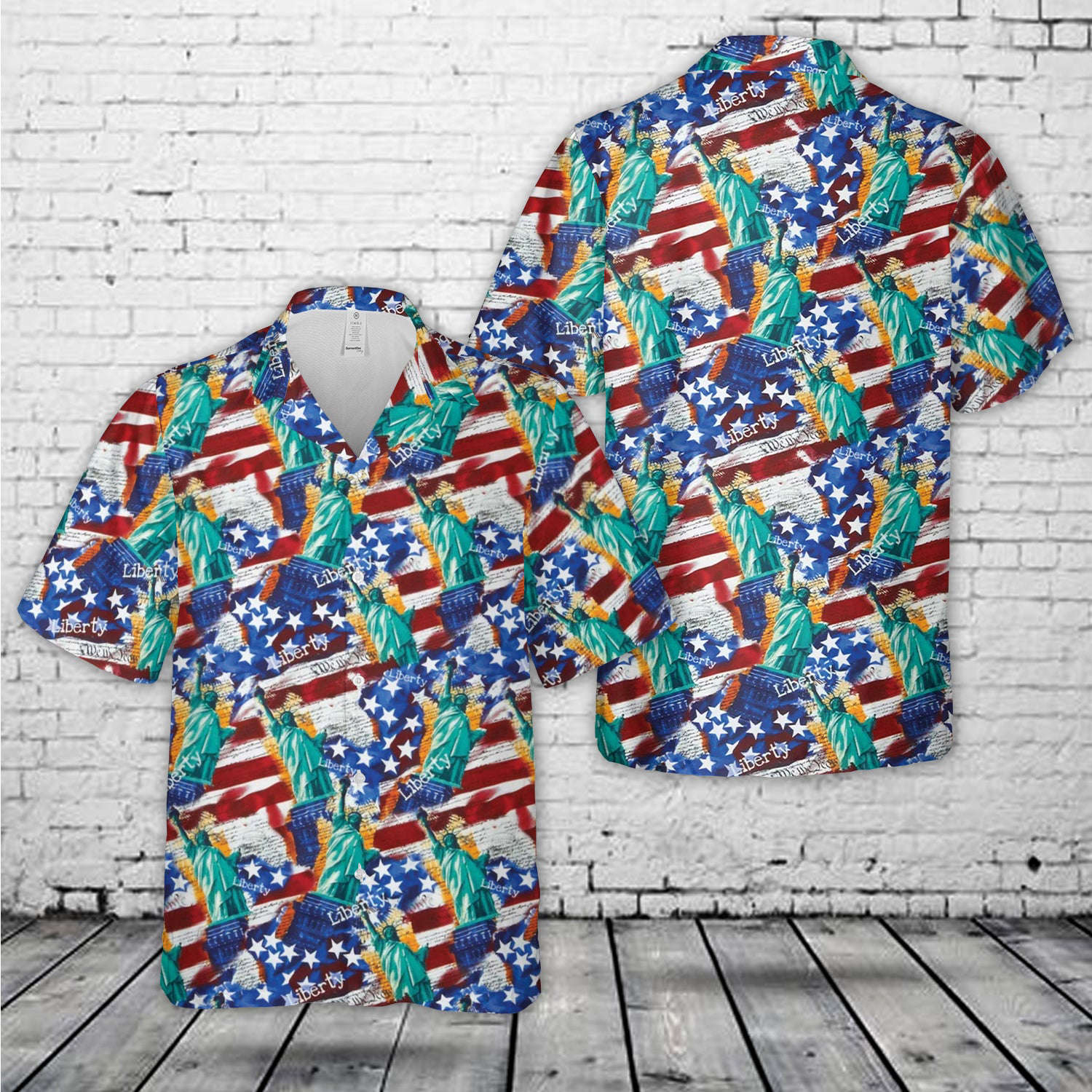 America Liberty, 4th Of July Hawaiian Shirt Gift for Men Dad Father Gift for Men Dad Father