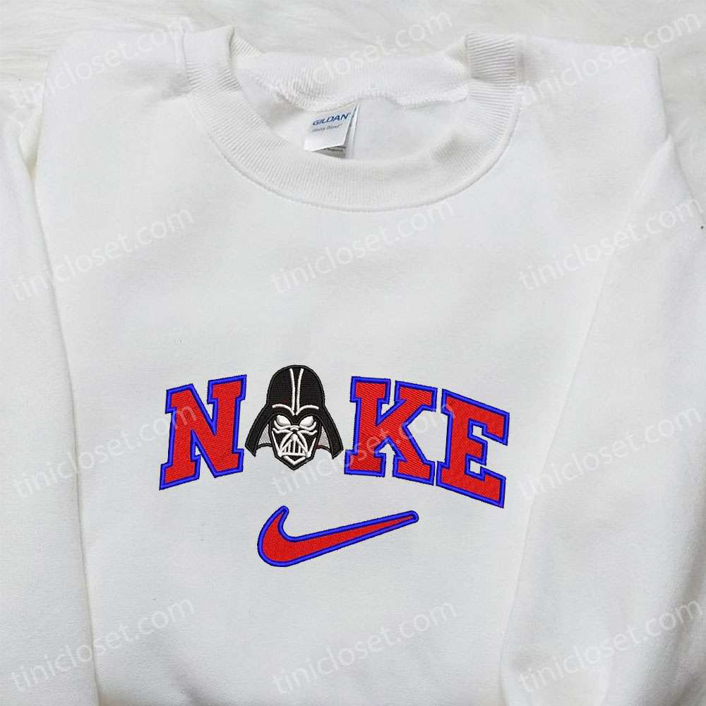 Anakin Skywalker Helmet x Nike Embroidered Shirt – Star Wars Inspired Nike Brand – Limited Edition