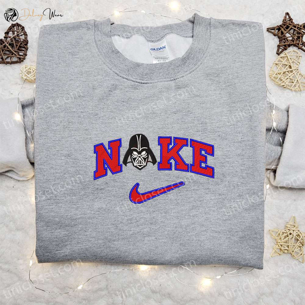 Anakin Skywalker Helmet x Nike Embroidered Shirt – Star Wars Inspired Nike Brand – Limited Edition